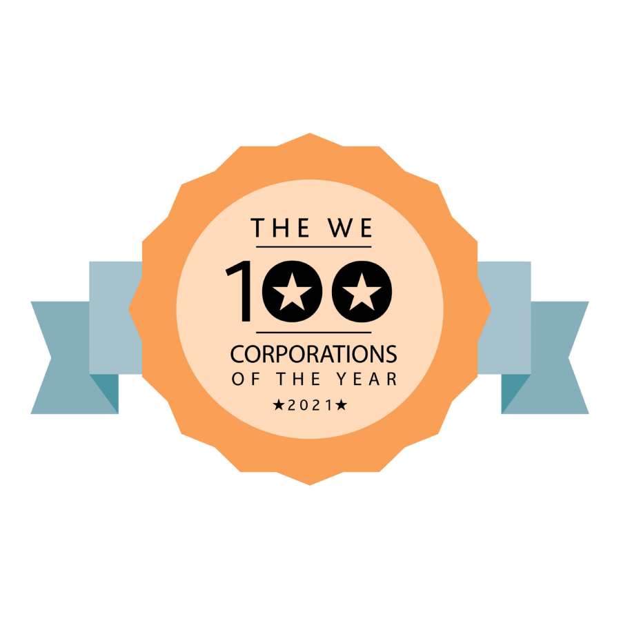 Logo of Women's Enterprise Top 100 Corporations of the Year