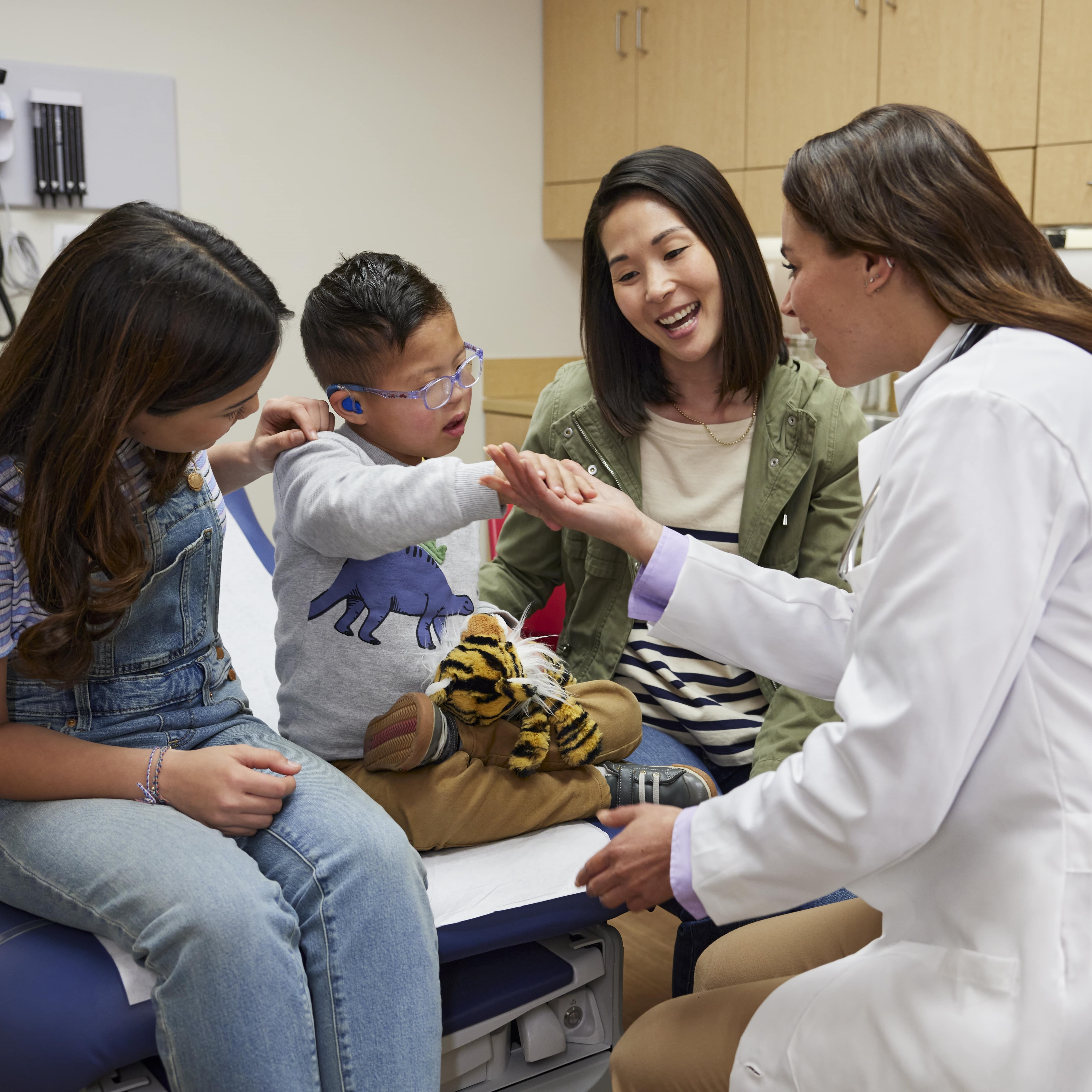 A doctor with a patient