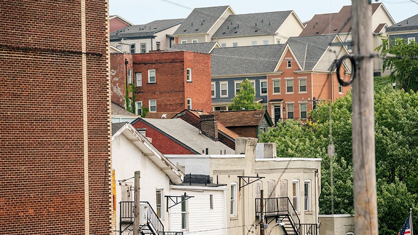 A group of buildings in Pittsburgh
