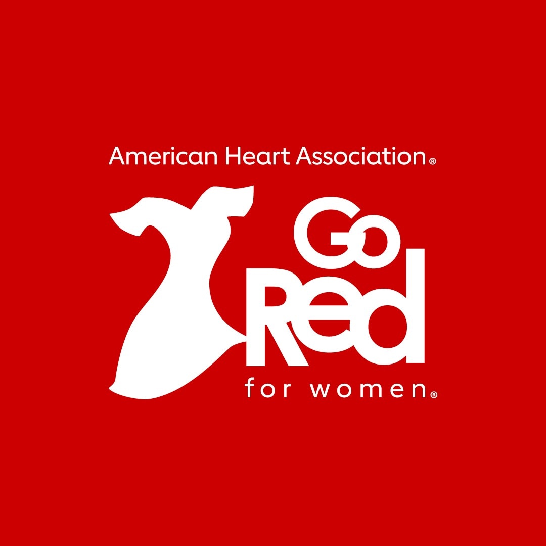 Logo of the American Heart Association’s Go Red for Women® campaign