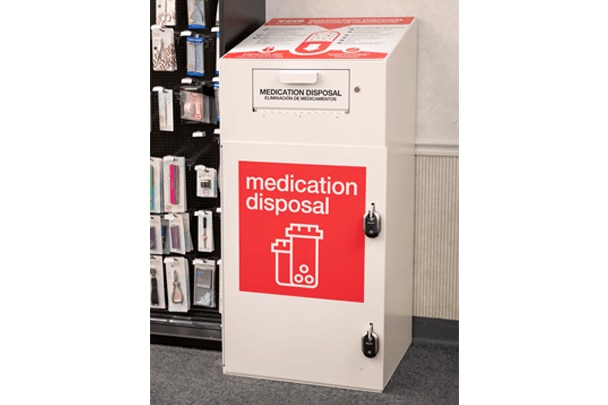 A safe medication disposal unit