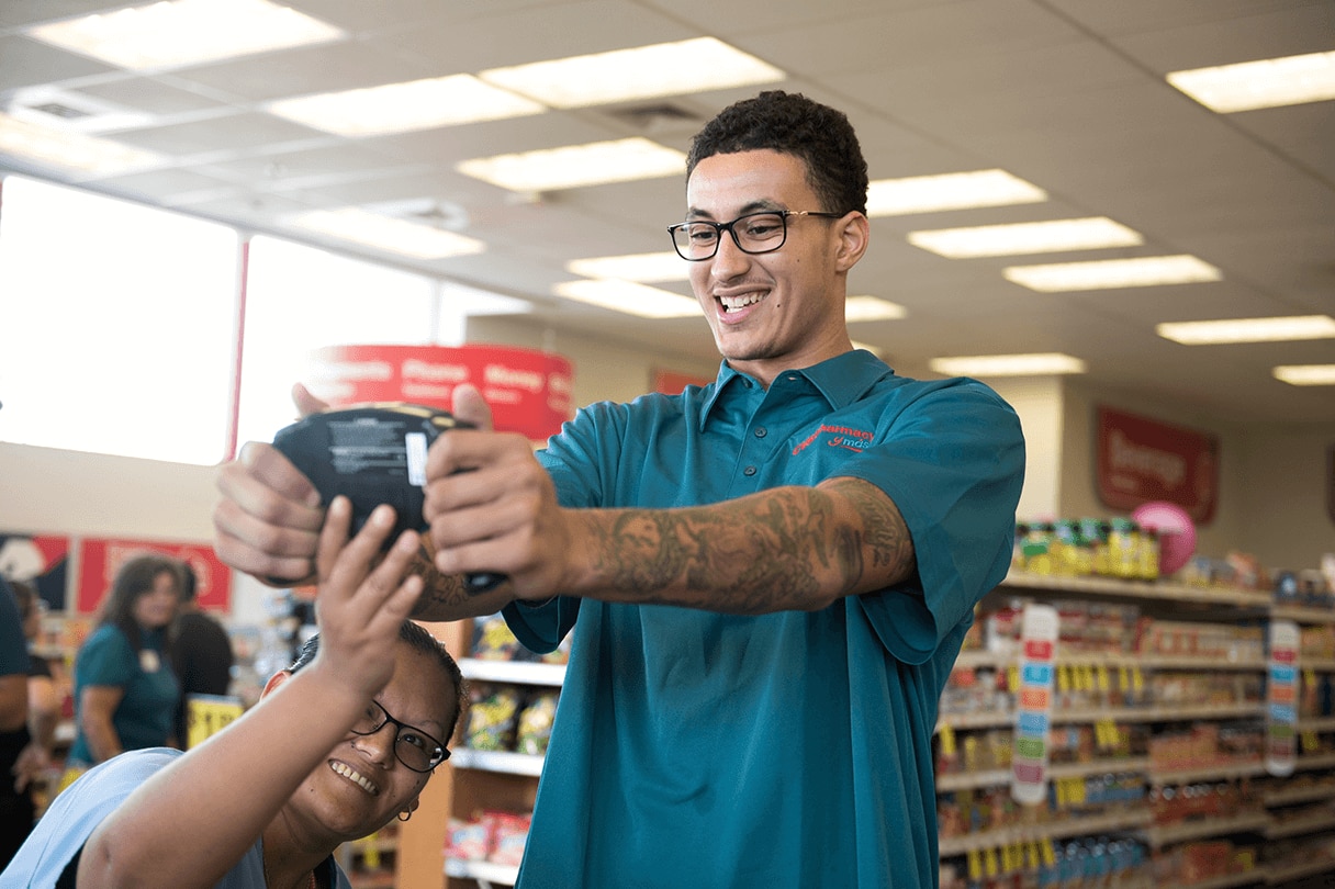 Kyle Kuzma of the L.A. Lakers at a Project Health event