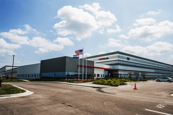 A photo of the new Kansas City distribution center.