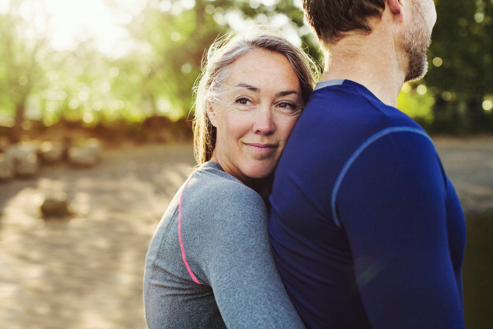 couple embracing