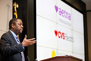 Garth Graham, MD, president of the Aetna Foundation and vice president of community health for Aetna.