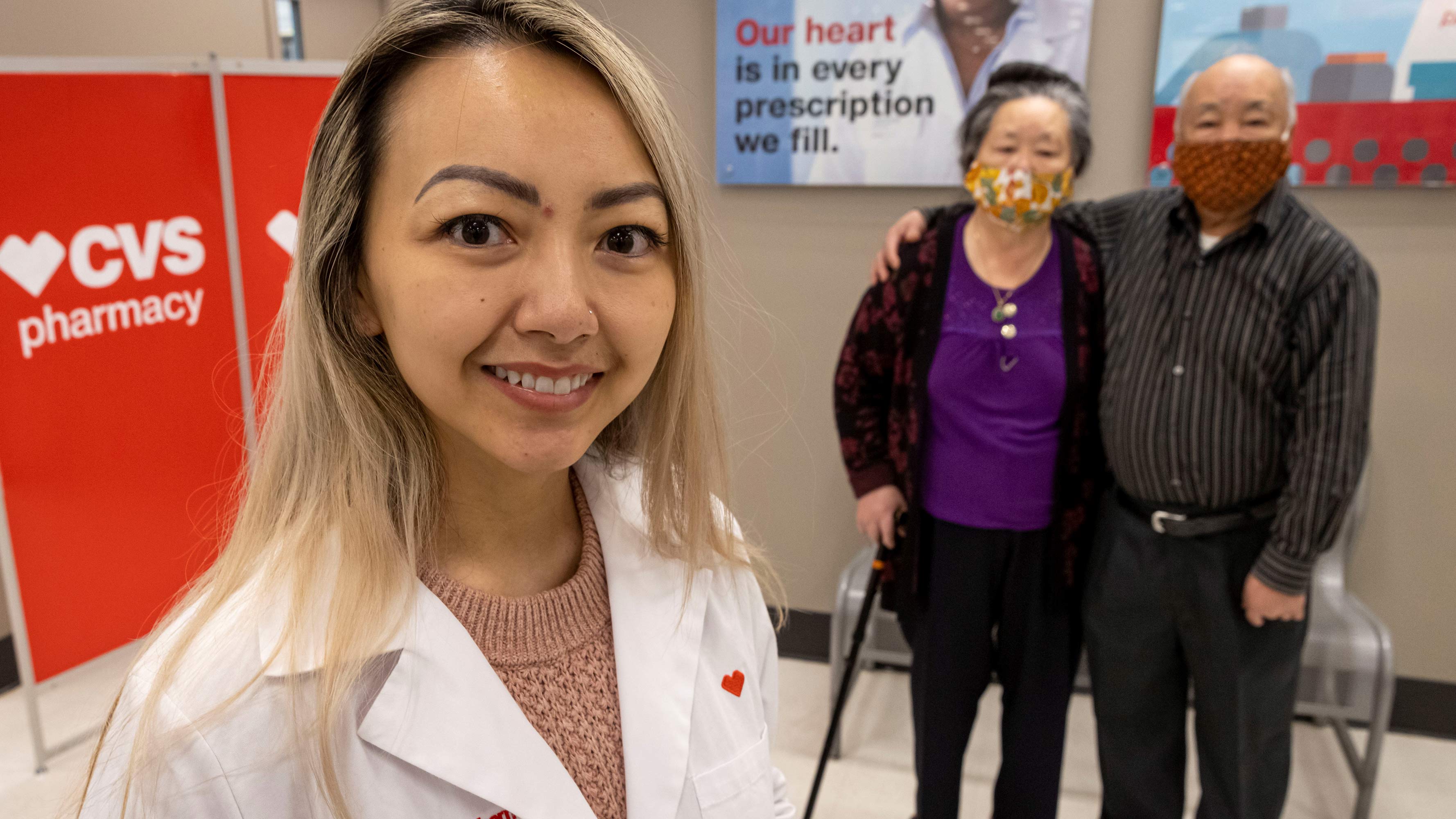 Zoua Yang, in a CVS Pharmacy location.