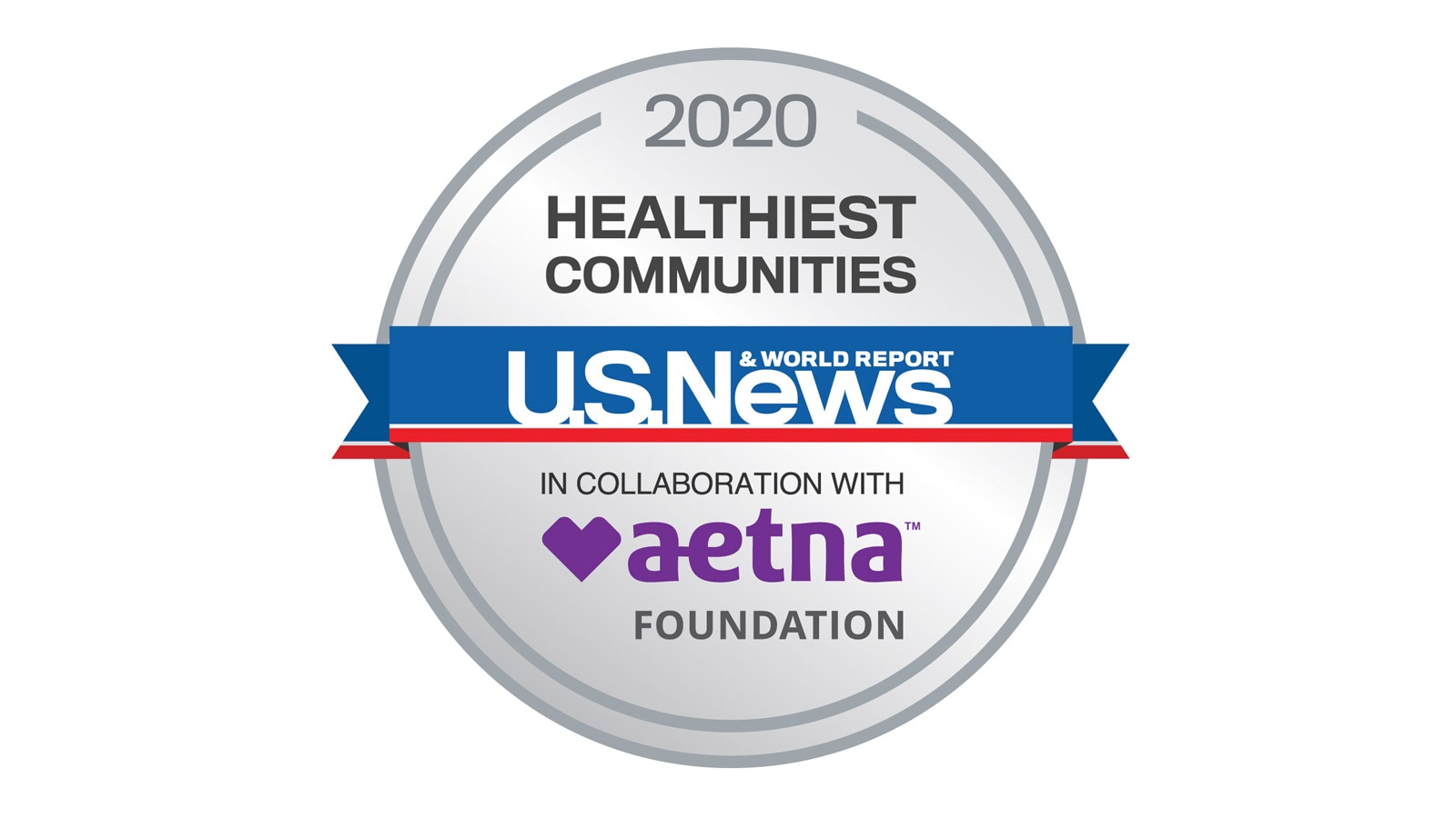 2020 Healthiest Communities by U.S. News & world Report in collaboration with the Aetna Foundation