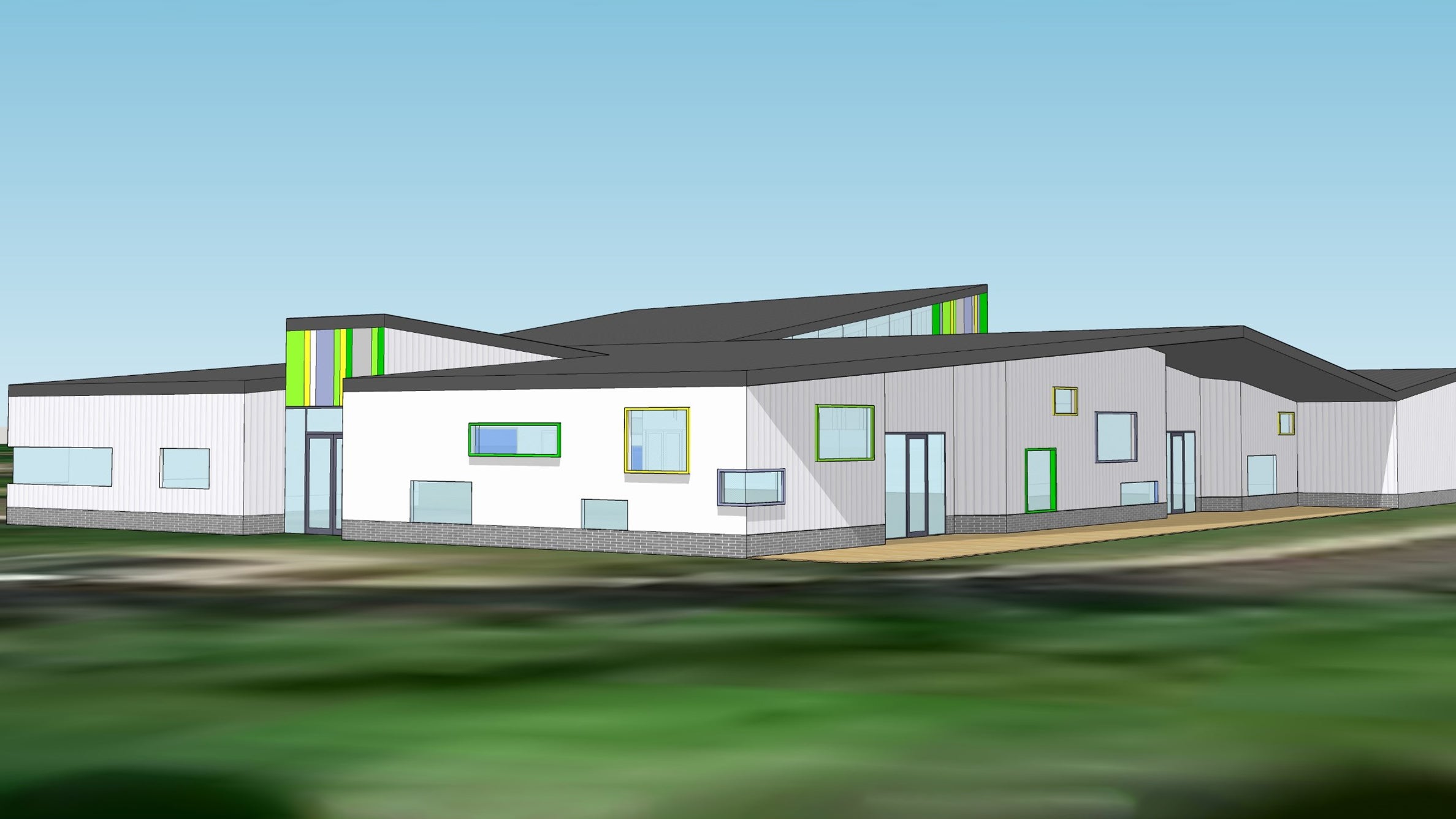 Artist rendering of the affordable housing project in Columbus
