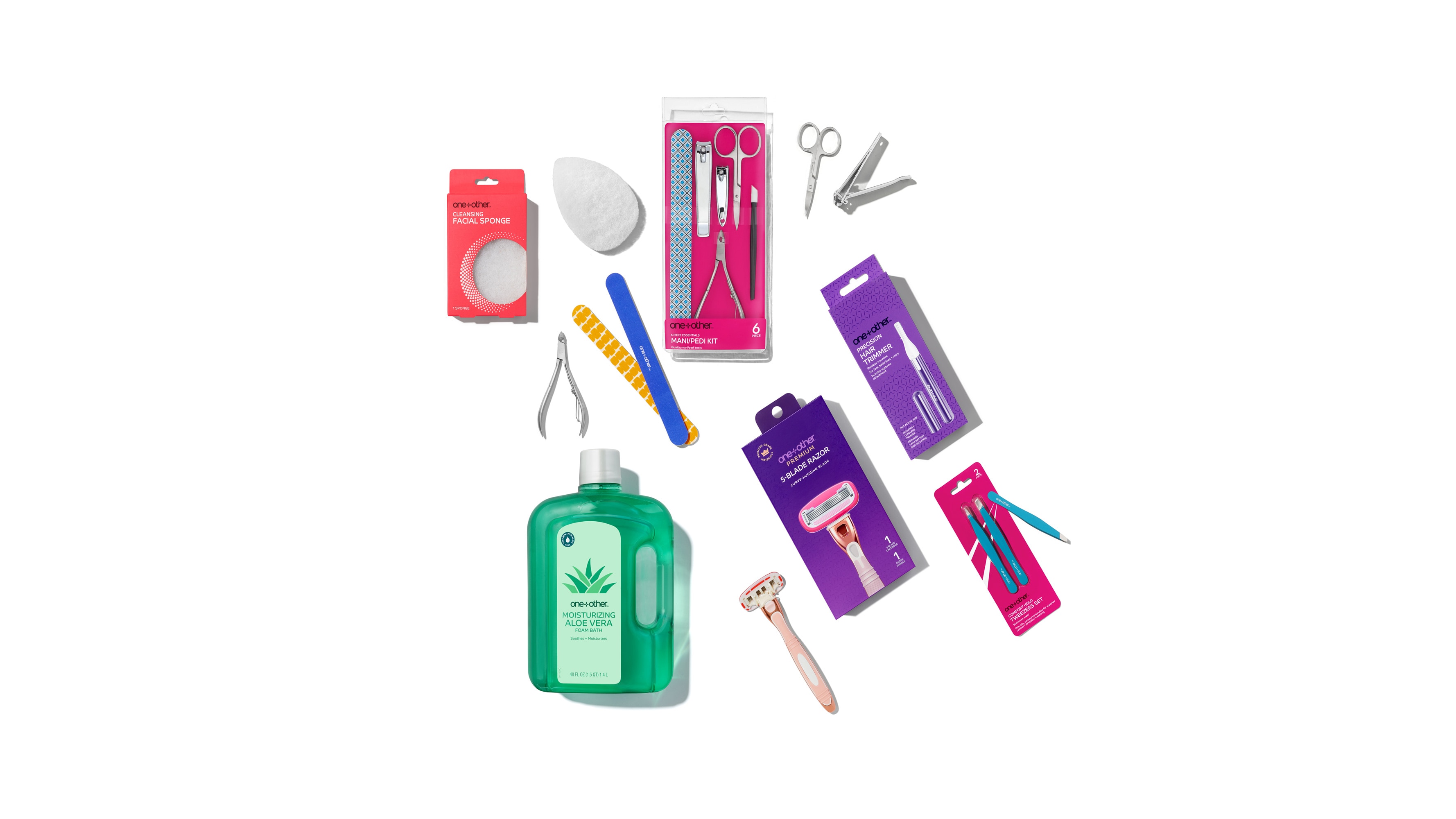 Various CVS Pharmacy personal care products from the One+Other product line