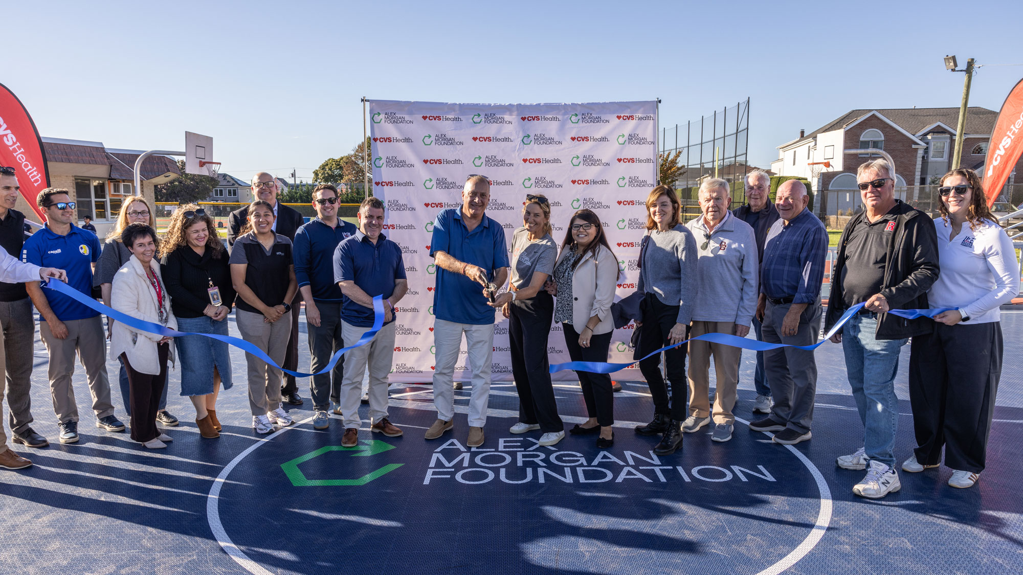 CVS Health unveils redeveloped soccer pitch alongside Alex Morgan ...