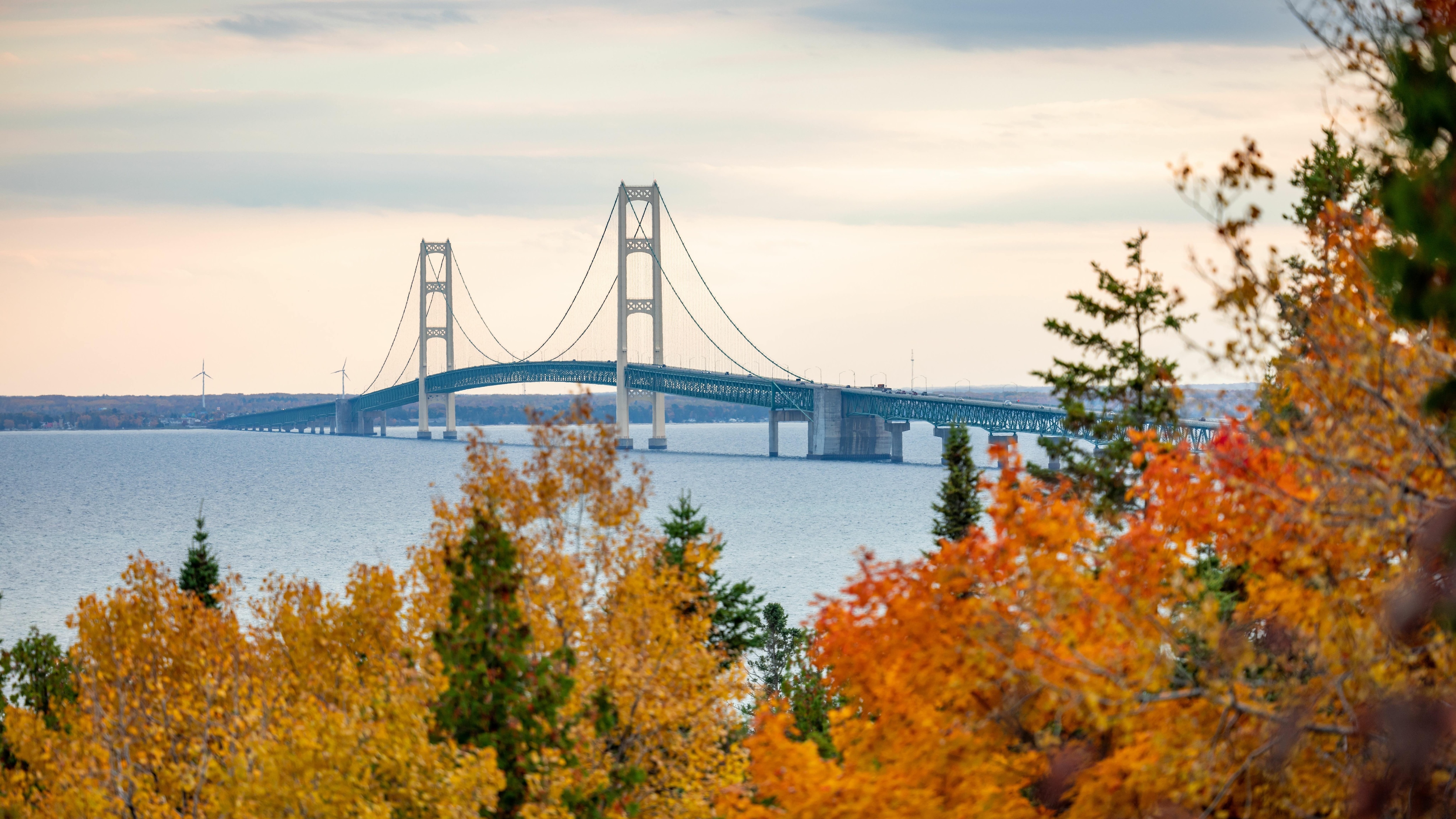 A bridge over water