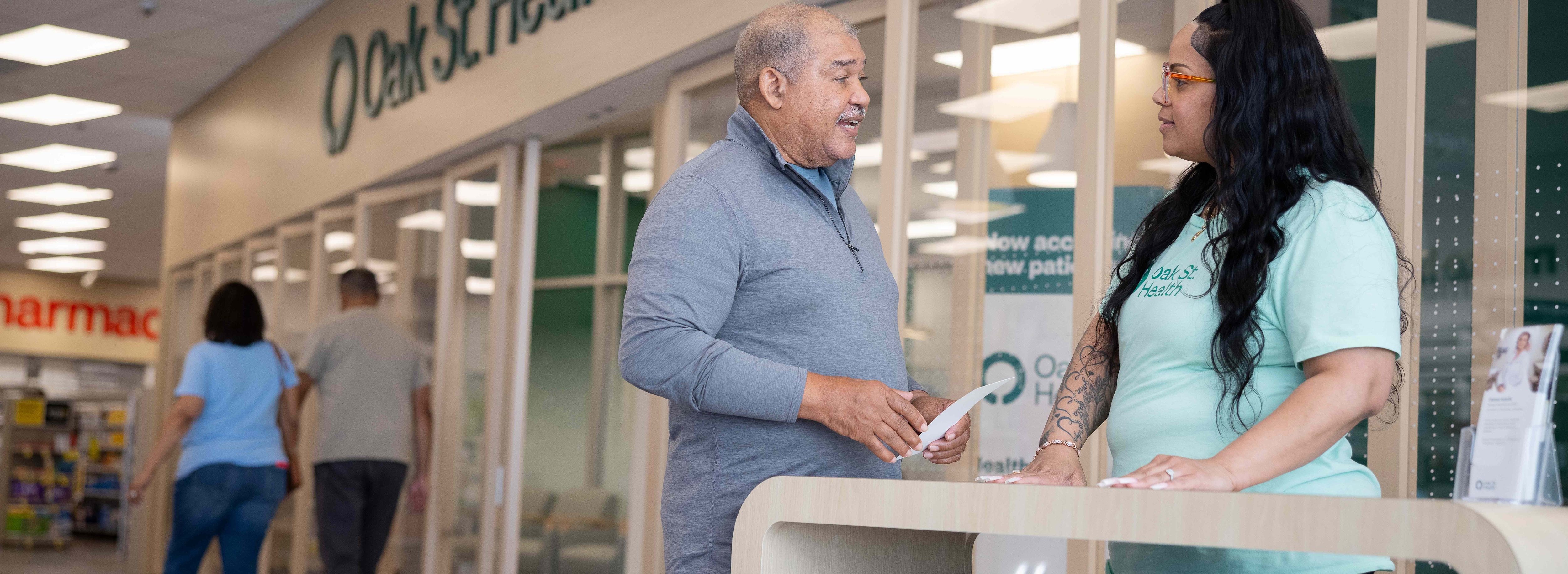 A customer meeting with advocate in new Columbus, Ohio facility