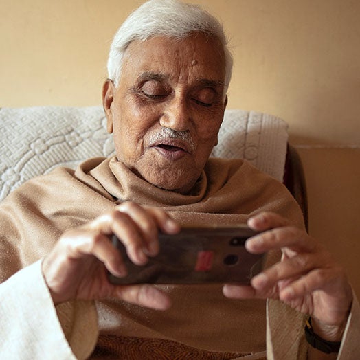 Male on cellphone