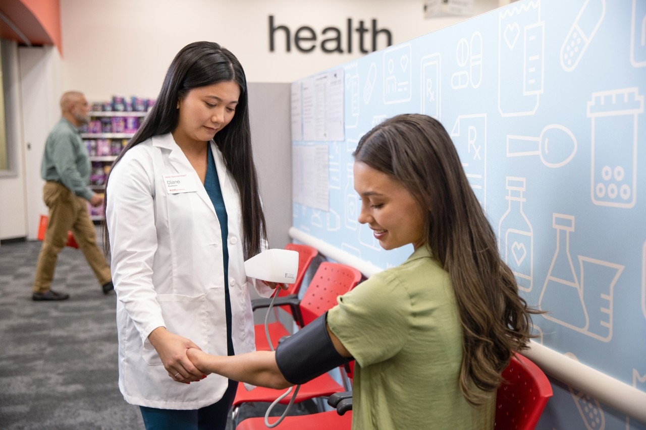CVS pharmacist blood pressure test 3